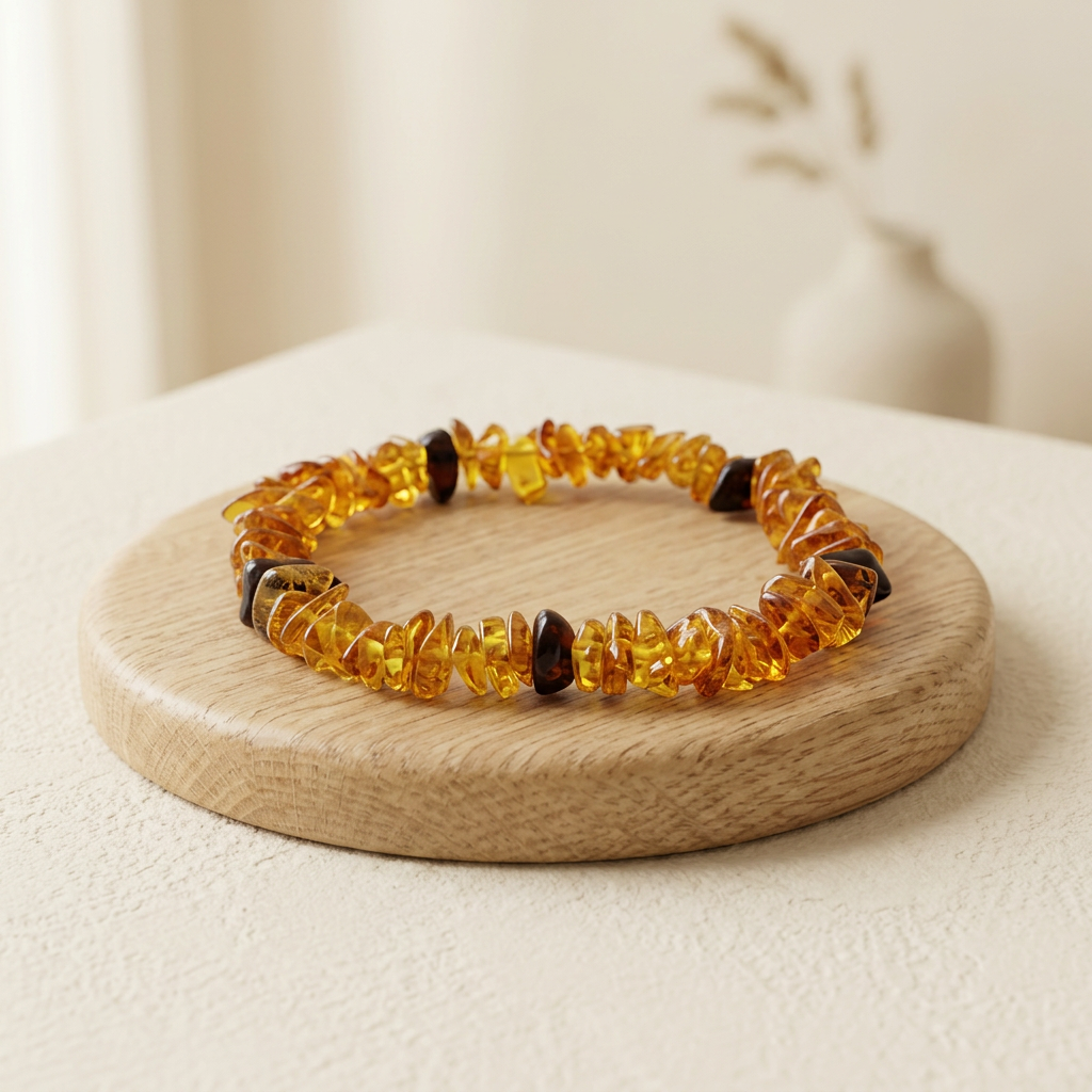 Baroque Dark Amber Bracelet