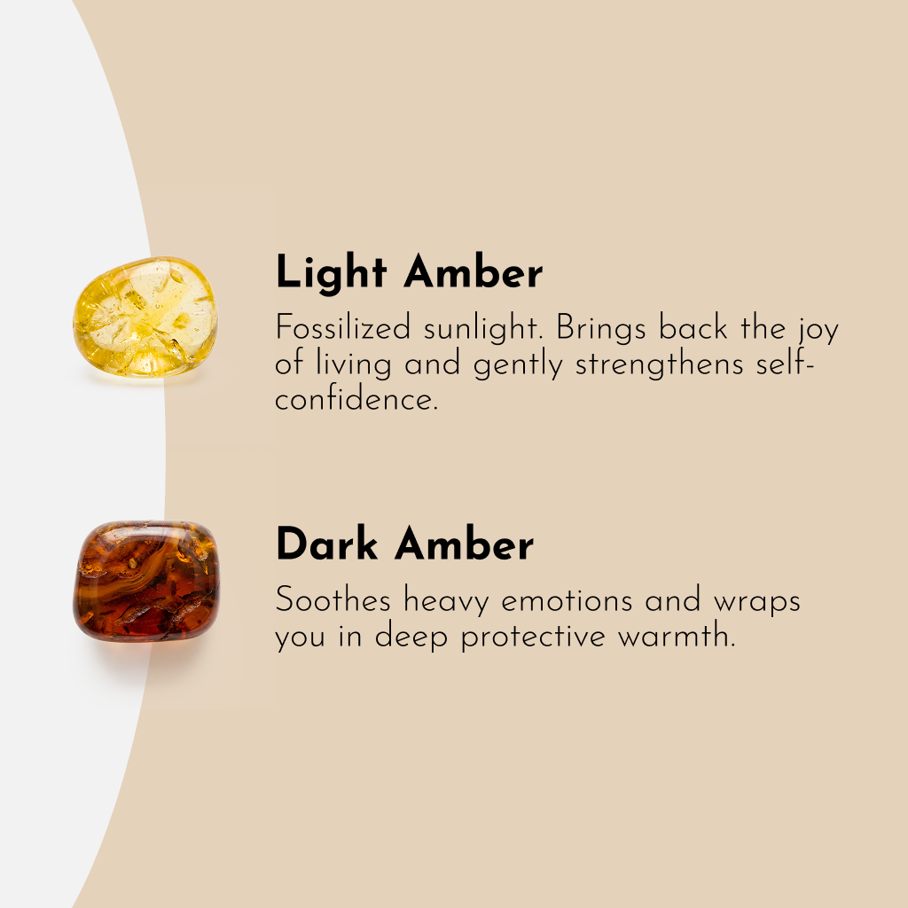 Dark Amber Chip Necklace