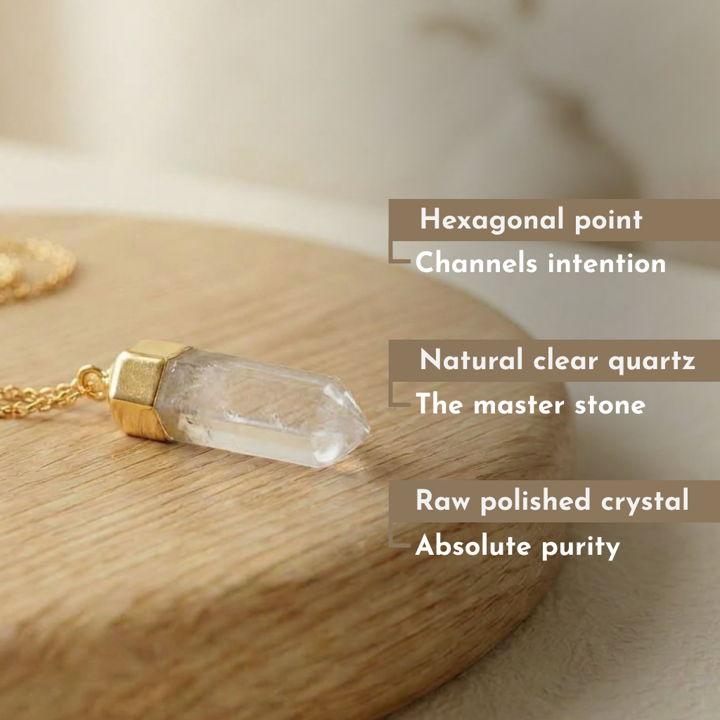 Quartz Point Pendant Necklace