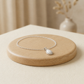 Howlite Teardrop Pendant Necklace
