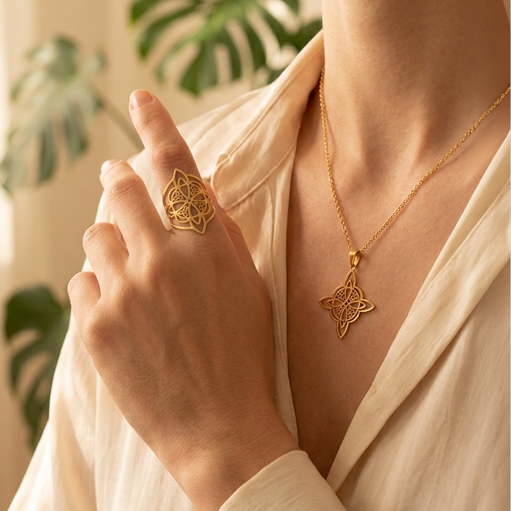 Collier Noeud de Sorcière